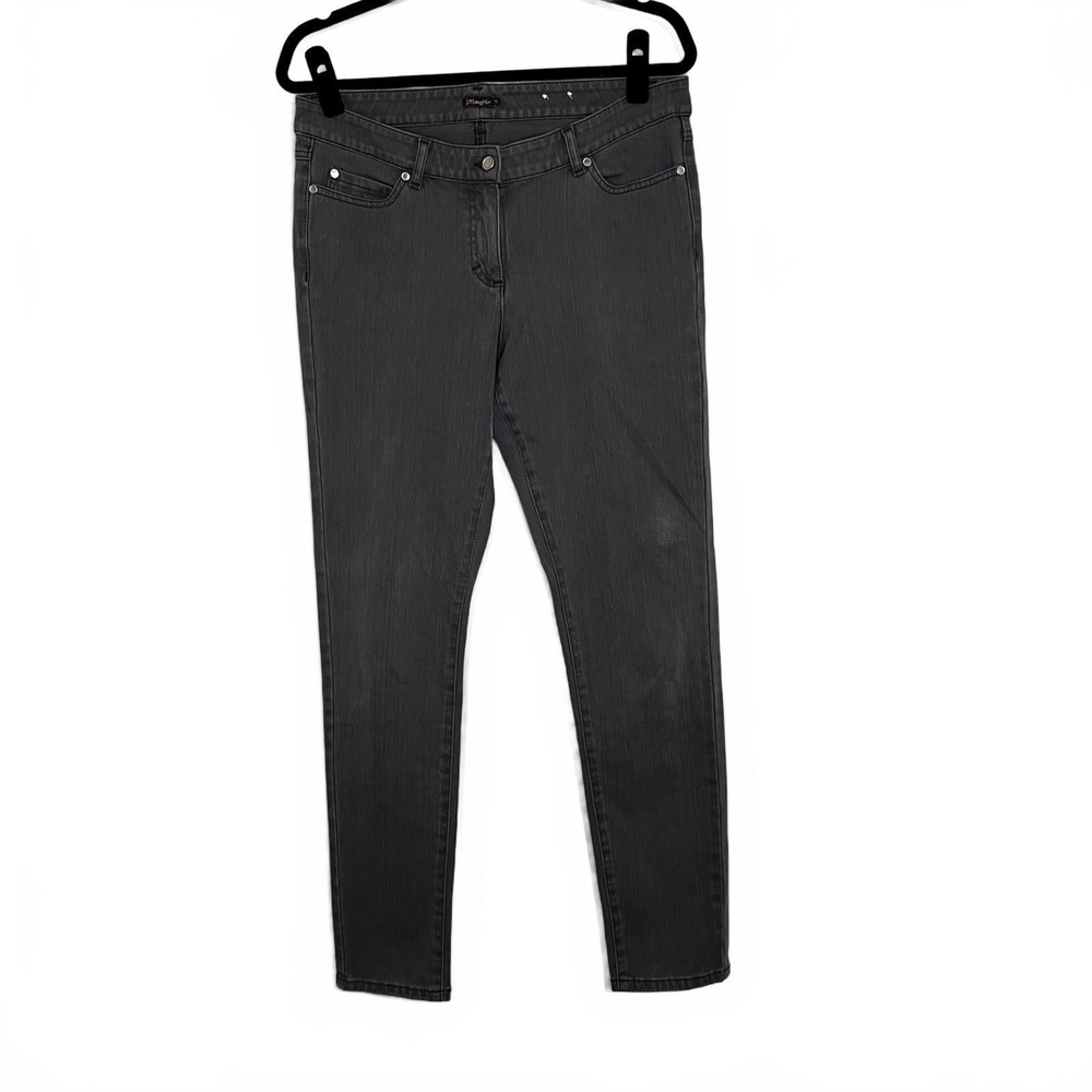 J. McLaughlin Women's Skinny Jeans Size 10 Gray Stretchy